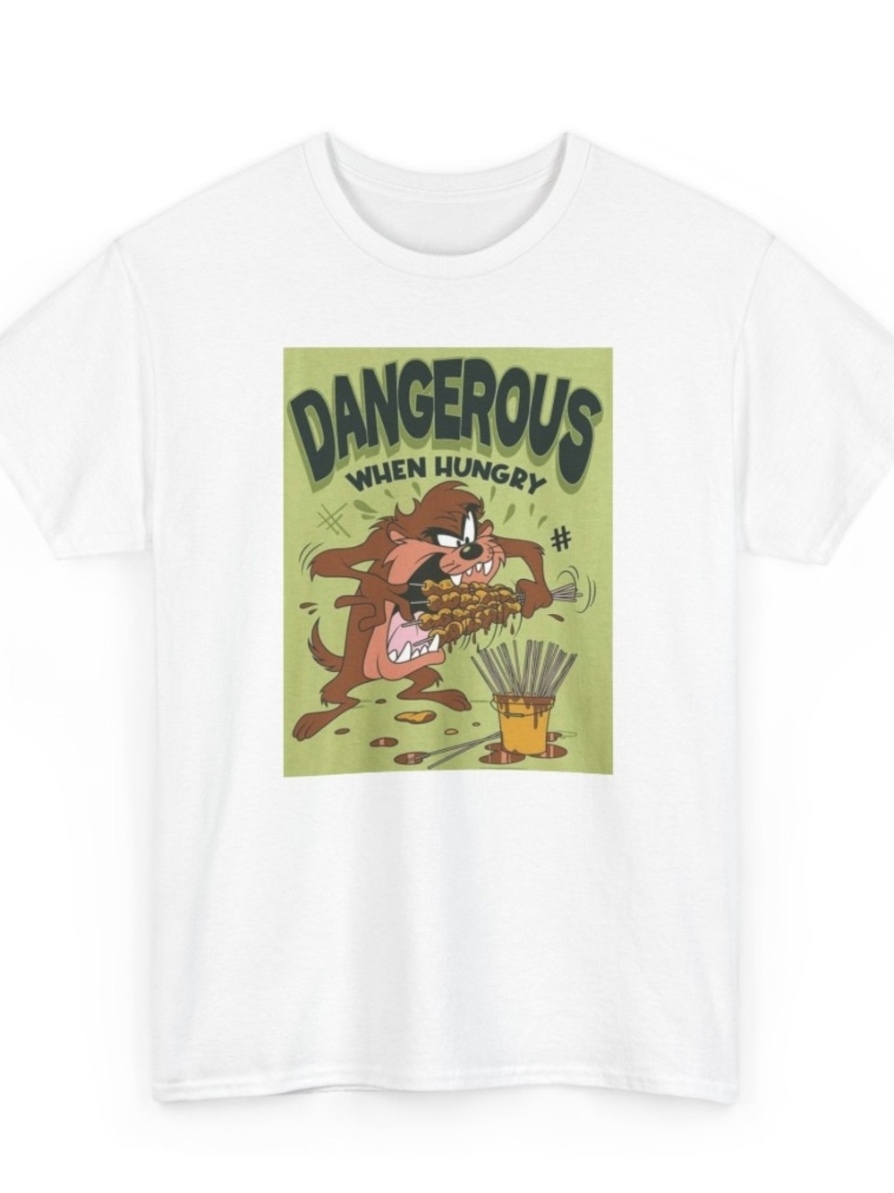 'Dangerous When Hungry' Tasmanian Devil Graphic Tee